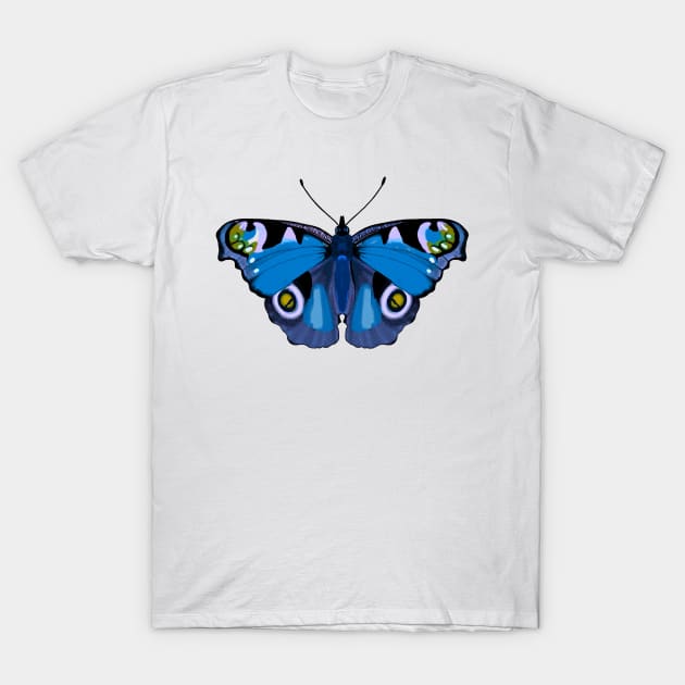 PEACOCK BUTTERFLY T-Shirt by tizicav